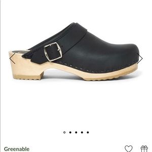 No. 6  James Vintage Shearling-Lined Clogs Black